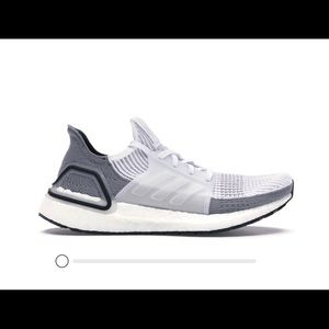 Women’s 2019 Grey + White Adidas Ultraboost